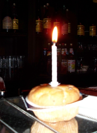 Geburtstagsmuffin